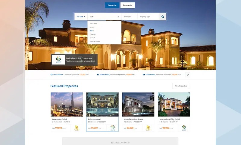 Real Estate Website
